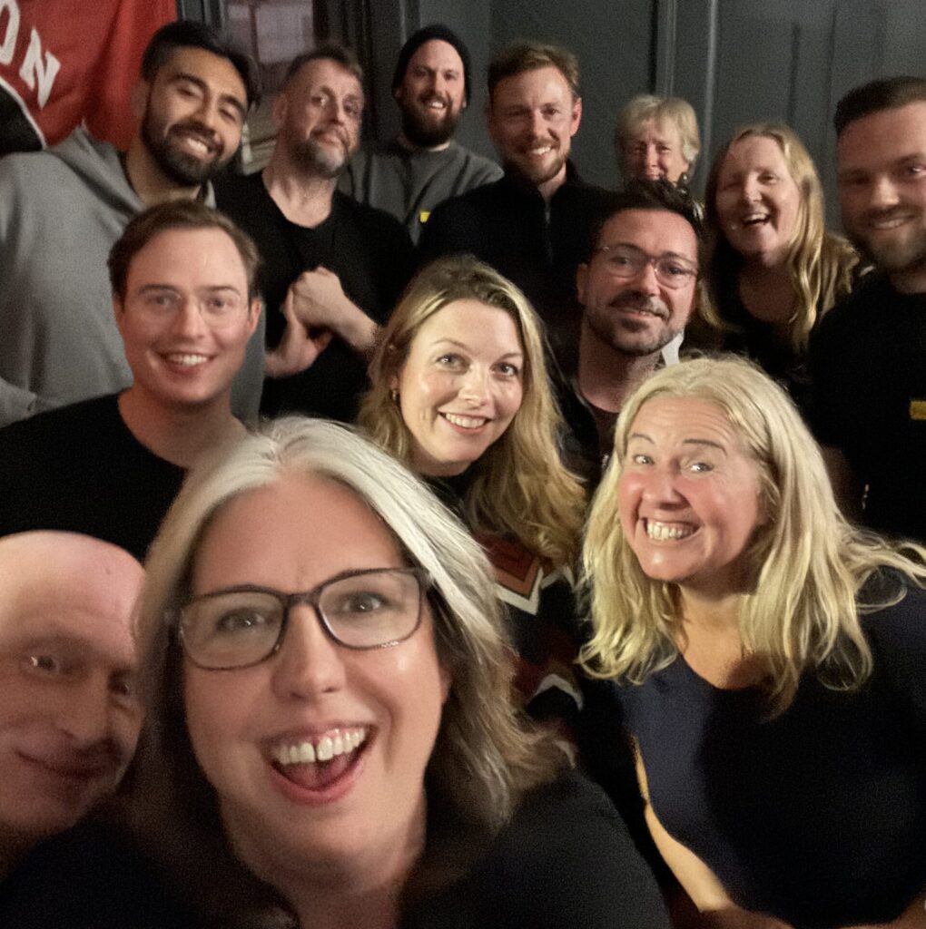 All the Student of Louise Stevenson's Brighton Comedy Course Selfie